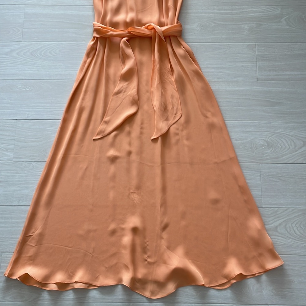 Charlie Peach Silk Coverup - Picture 4 of 11